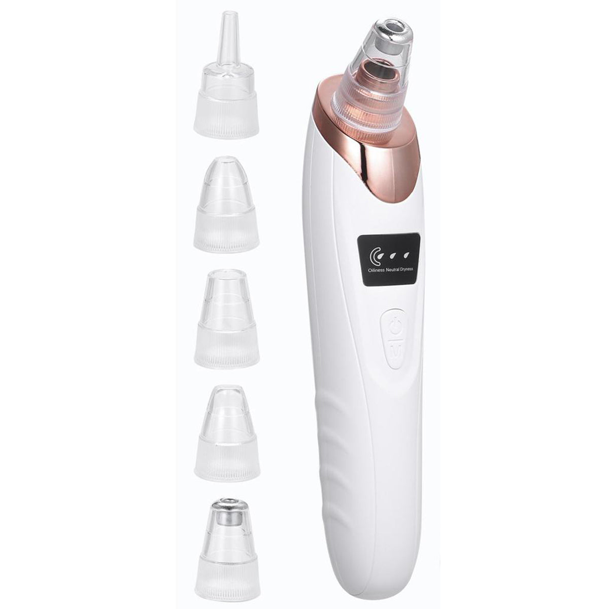 5in1 Rechargeable Blackhead Remover and Vacuum Suction Acne Pore Cleaner