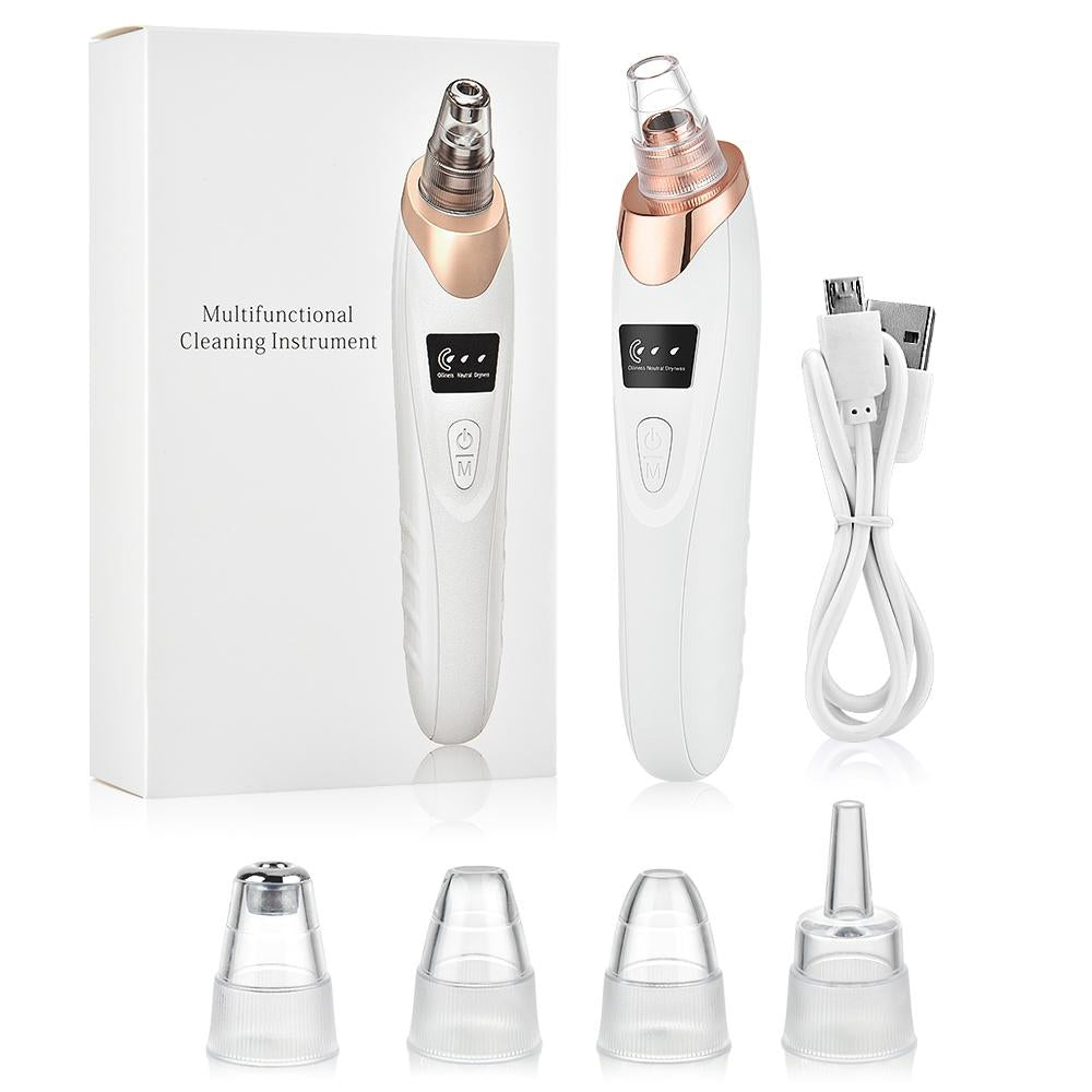 5in1 Rechargeable Blackhead Remover and Vacuum Suction Acne Pore Cleaner