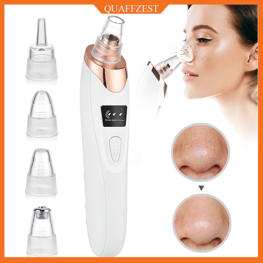 5in1 Rechargeable Blackhead Remover and Vacuum Suction Acne Pore Cleaner