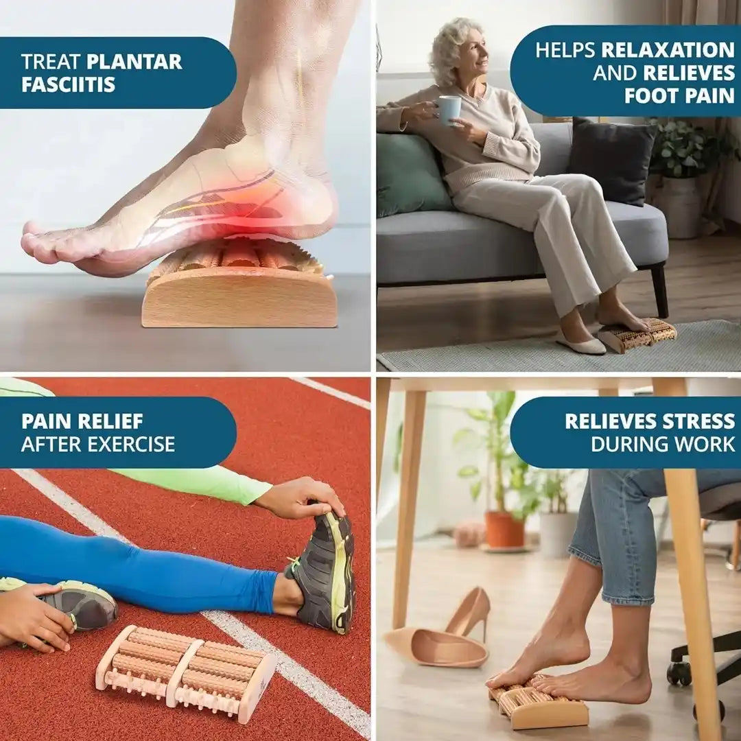 Premium Wooden Foot Massager