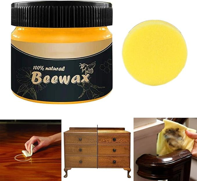 Beewax Furniture Polish with Long Lasting Cleaning and Shine Formula