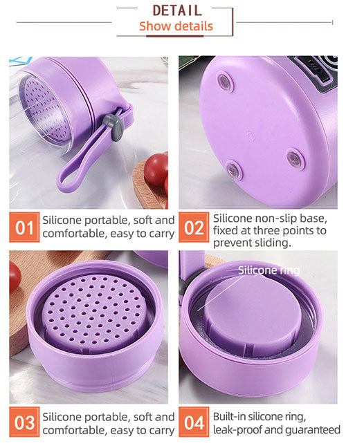 USB Rechargeable Portable Juicer Blender – 6 Blades | Electric Fruit Mixer & Smoothie Maker Bottle for Travel, Gym & Office Use | Mini Juicer Cup for Shakes, Juices, Baby Food – Multicolor