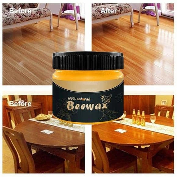 Beewax Furniture Polish with Long Lasting Cleaning and Shine Formula