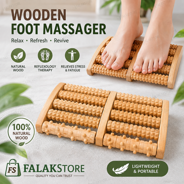 Premium Wooden Foot Massager