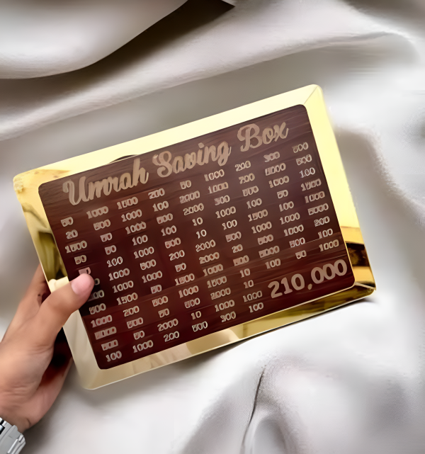 Umrah Saving Box - Save 210,000 Smartly for Your Umrah Journey
